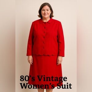 80’s Vintage Women’s Suit